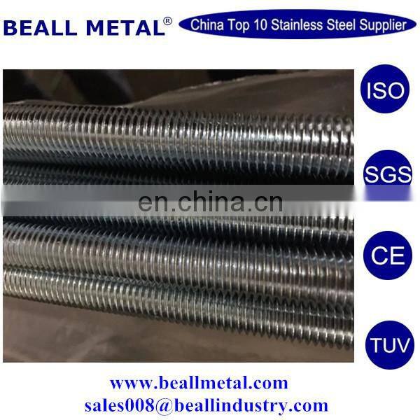 best quality monel K500 MONEL 400 full threaded Bolt With TWO Heavy Hex Nuts