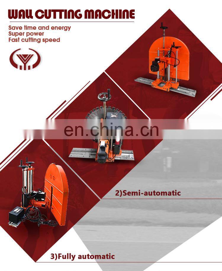 Manual electric 800mm 1000mm wall groove slot cutting machine price