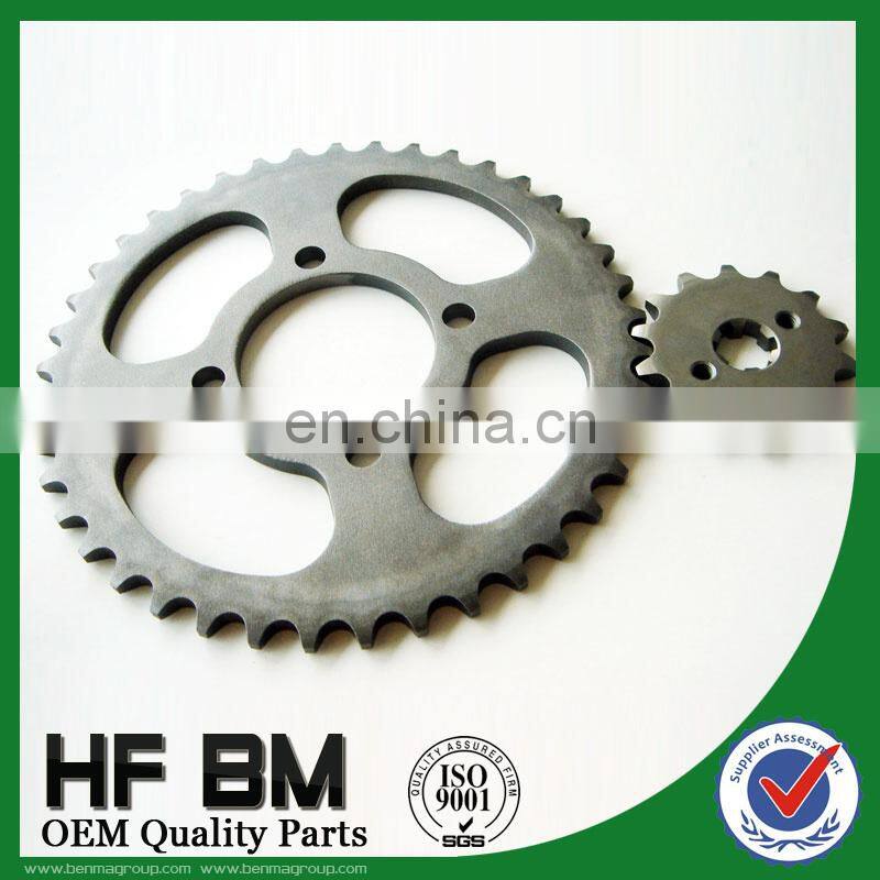 Top Quality CD70 Motorcycle Active Sprocket , 1045 SAE Steel Driven Sprocket for Motorcycle, Motorcycle Sprocket Set!