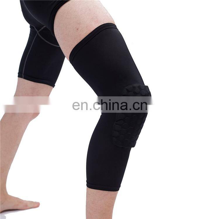 Pad Crash Proof Antislip Basketball Leg Knee Long Sleeve Protector Gear