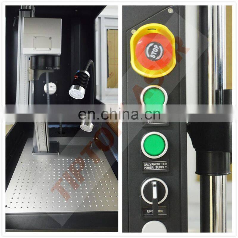 High performance stainless steel fiber laser marking machine logo maker machine for bar code