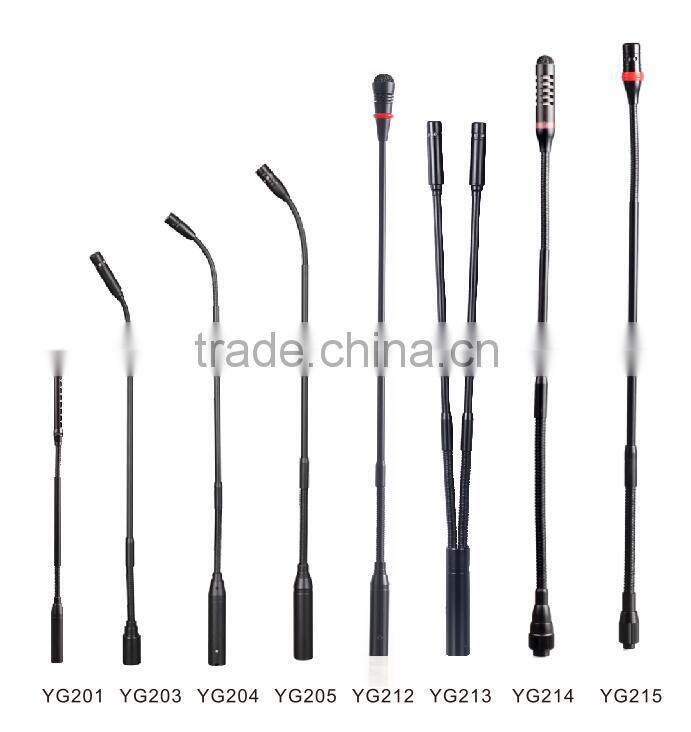 Professional Conference Microphone Gooseneck Microphone with stand YG245 YARMEE