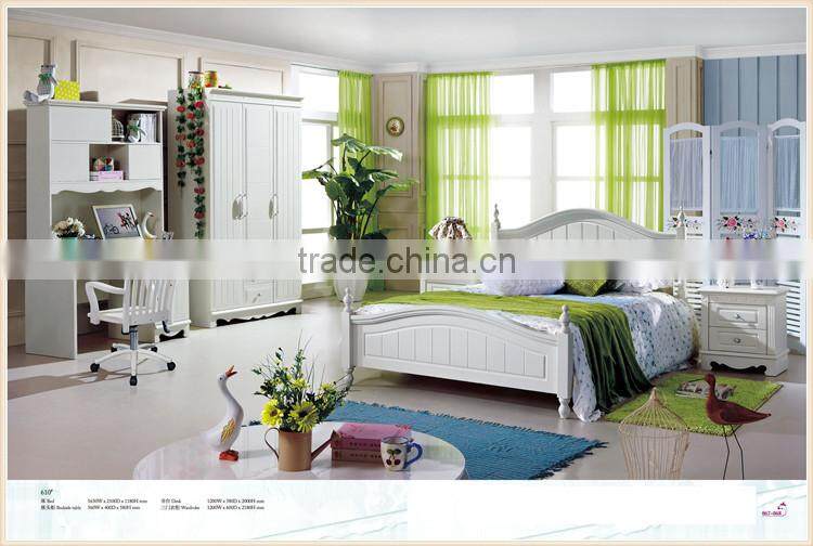 korean wood bunk bed in bedroom furniture