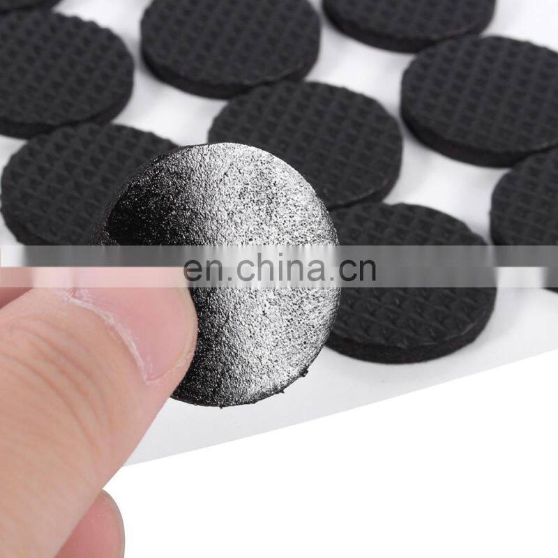 2-48Pcs Protecting Furniture Leg Feet TRP Rubber Pads Felt Anti Slip Self Adhesive For Chair/Table/Desk/Wooden floor
