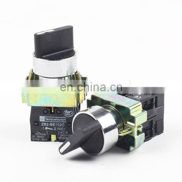XB2 XB4 XB5 momentary flat push button switch self-resetting 22mm, NO NC waterproof marked push button switch