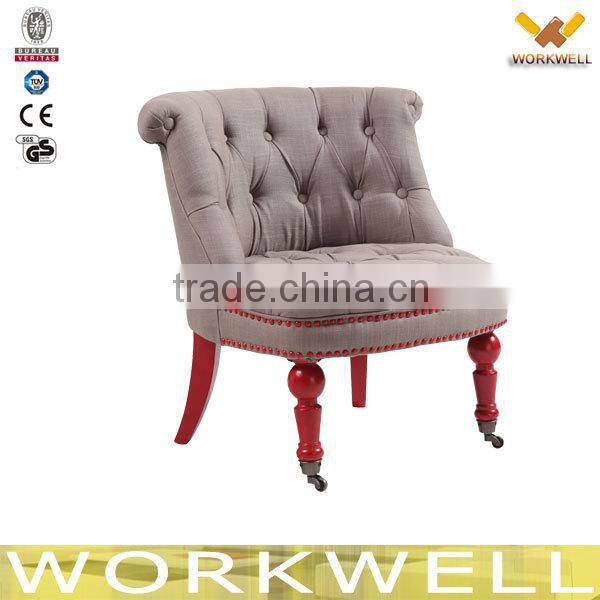 WorkWell white antique classic children chair Kw-D4047-2