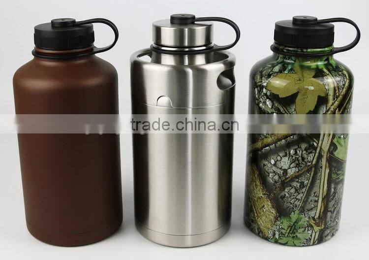 1900 ML Hydro Flask Quality 64 oz Stainless Steel Beer Growler HD-104A-64