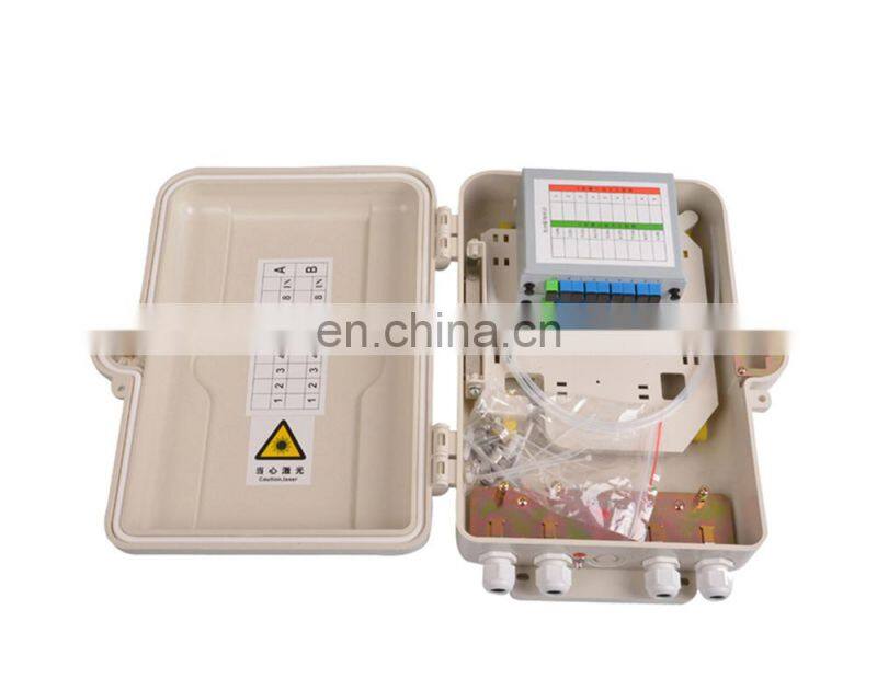 MT-1411 PLC type 16 core box 16 fibers fiber optic nap box fiber optic cable joint box