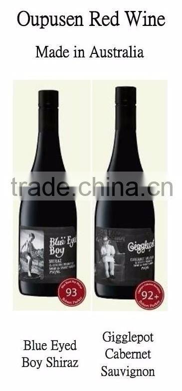 Oupusen 750 ml Salute IGP Terre Siciliane Italy white red wine