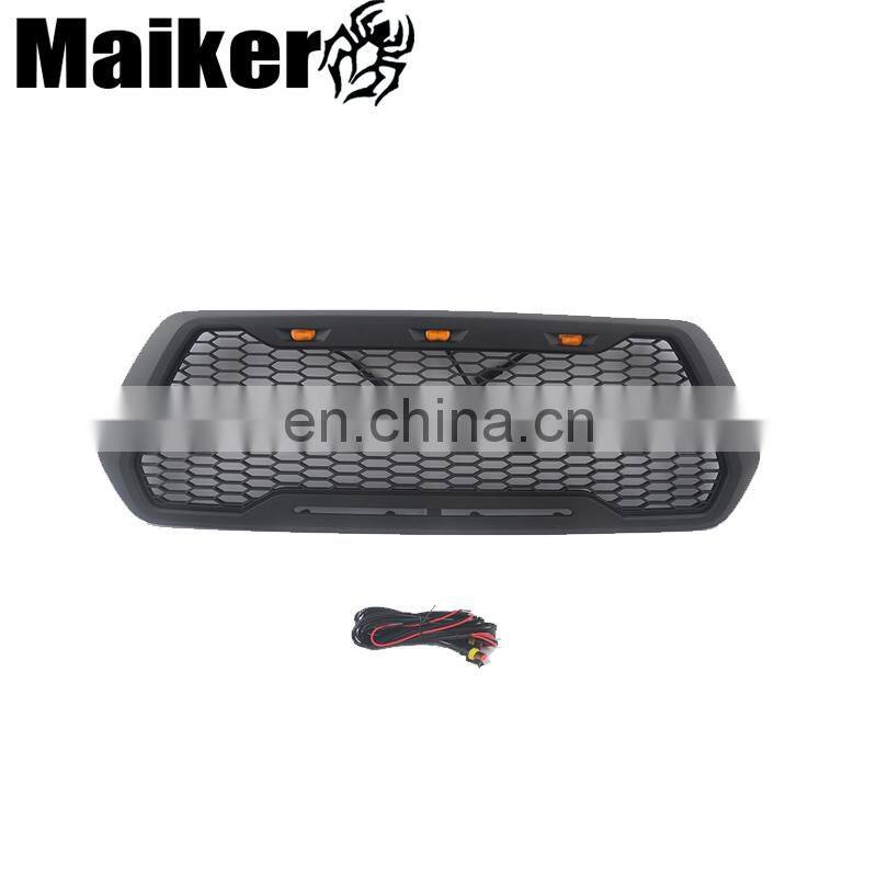 ABS front grille with light for Tacoma 2016+ 4x4 auto parts grille