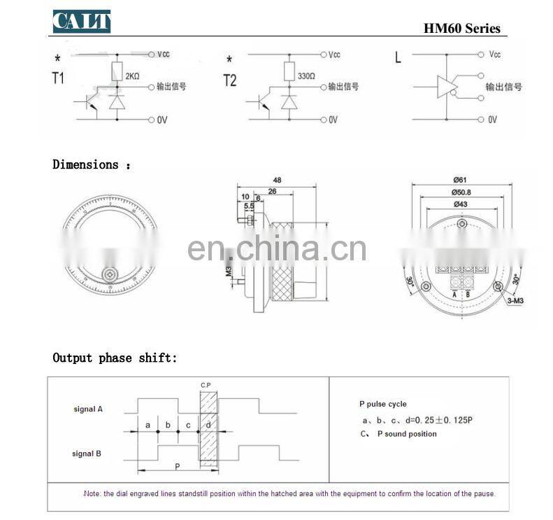 CNC handwheel encoder rotary pulse generator