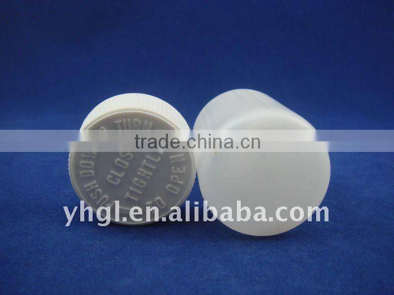 plastic child proof cap 32mm