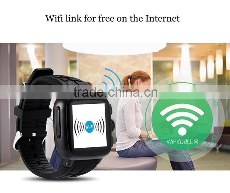 The best sale Bluetooth waterproof watch phone with GPS & Wifi and support SIM card for Q68 Smart Watch of 4.4 Android