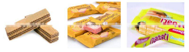 Waffle Wafer Biscuits Automatic Packing Line Packing Machine