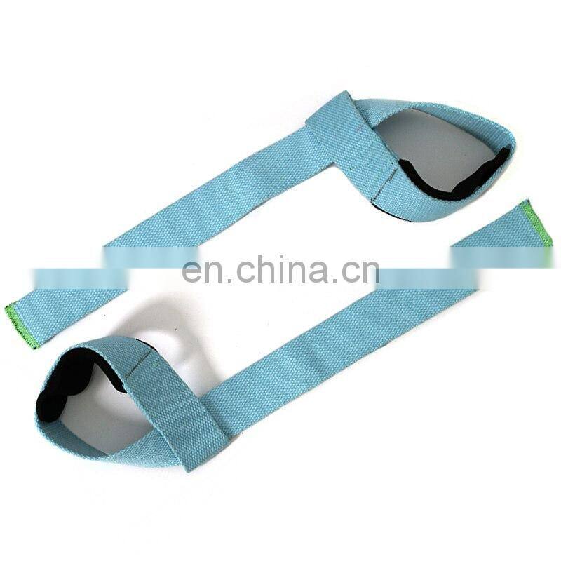 Custom Logo NON Slip Hand Bar Wrist Support Wraps Weight Lifting Straps for Fitness