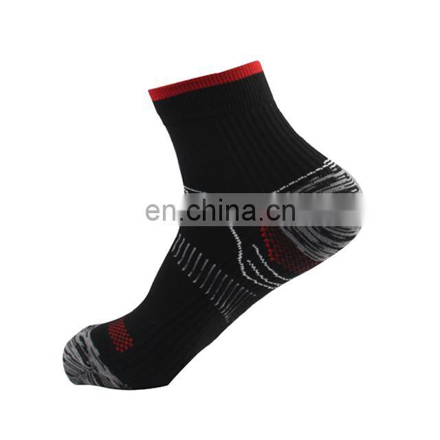 Full Cotton Comfort Basketball Custom Compression Ankle Low Cut Men's Running Socks