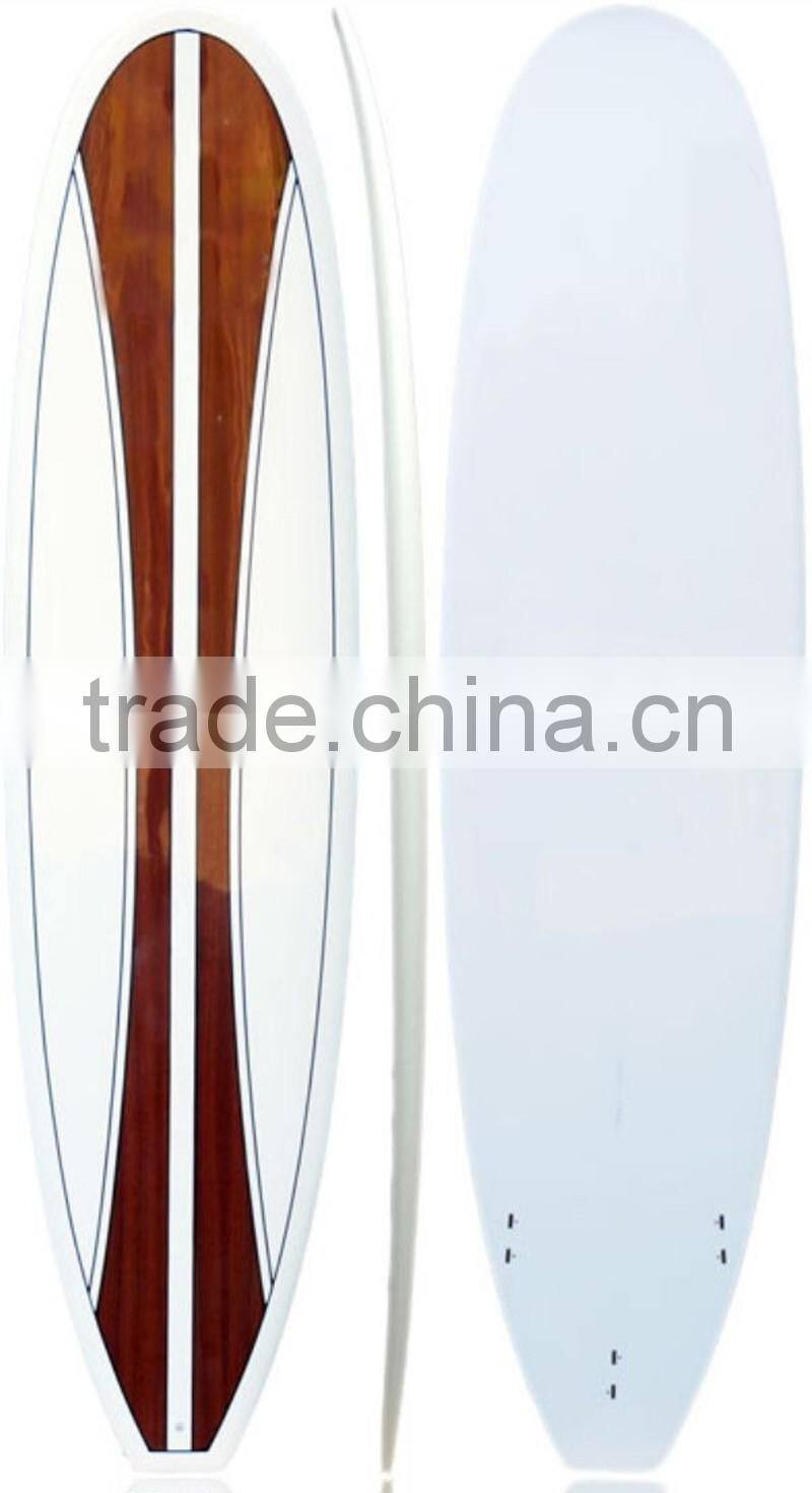 2016 water sports deck wooden paddle boards with eps foam core