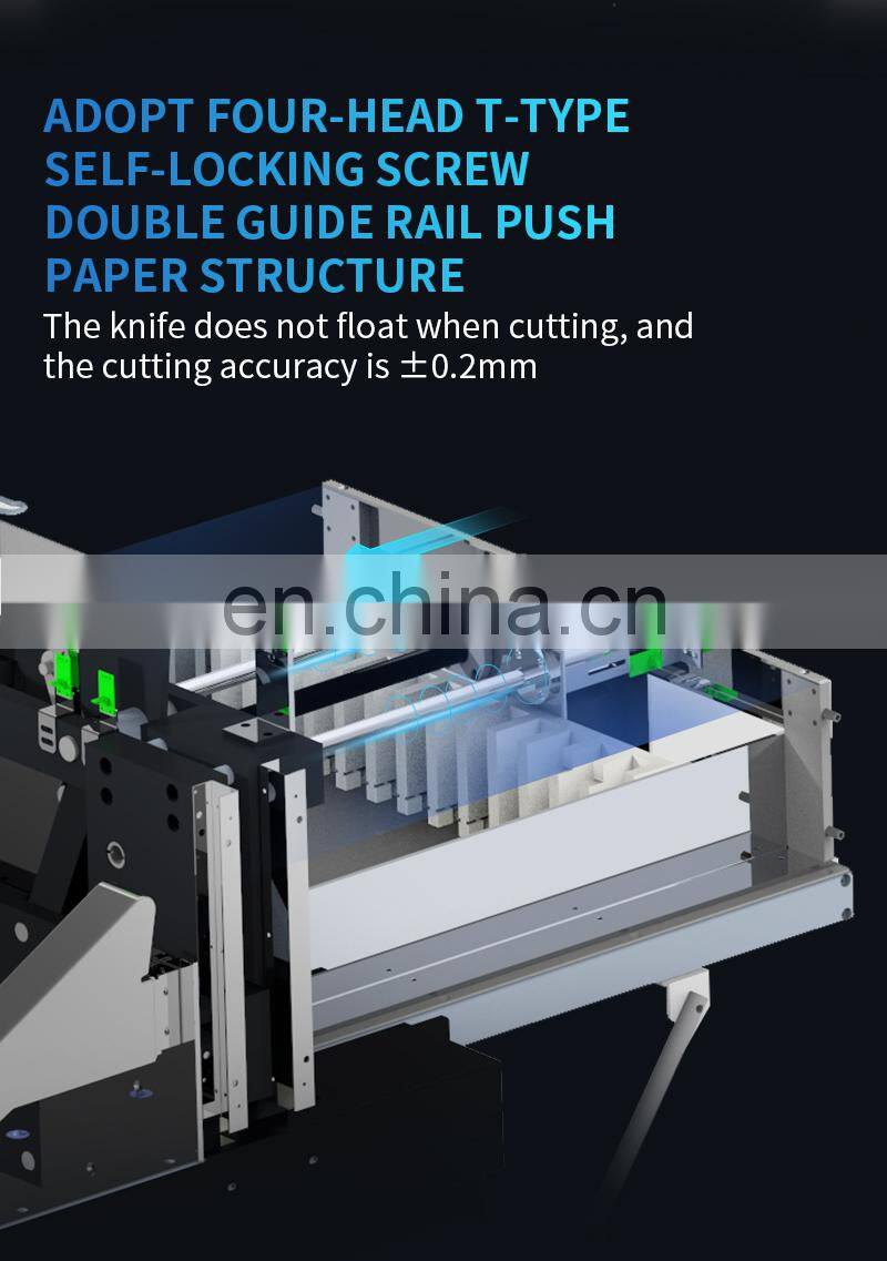 Samsmoon Hot Sale Hydraulic 500Mm Book Paper Overall Rack Cutter Machine Guillotine