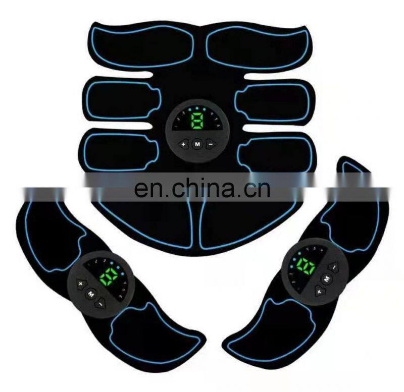 EMS Muscle Stimulator abs Abdominal Muscle Toner Body Fitness Shaping Massage Patch Sliming Trainer