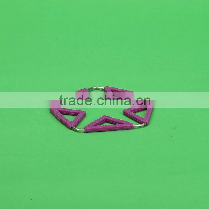 New design six-angle iron wire mat for hot pot cooking