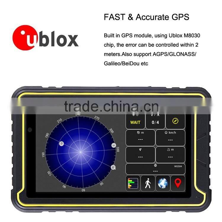 MOGLE 7 quad core android 4.4.2 AGPS/EPO/GLONASS built in rugged tablet pc OGS screen rugged tablet