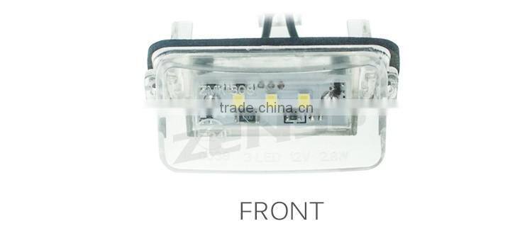 New Lowest factory price 2835SMD 3leds BERLINGO Led License Plate