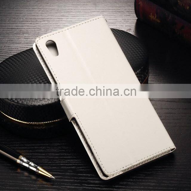 Factory Flip Cover For Sony Xperia E4G Z4 Z5 Z5 Premium Case wallet Cover For Sony Z5 Plus leather With Card Holder
