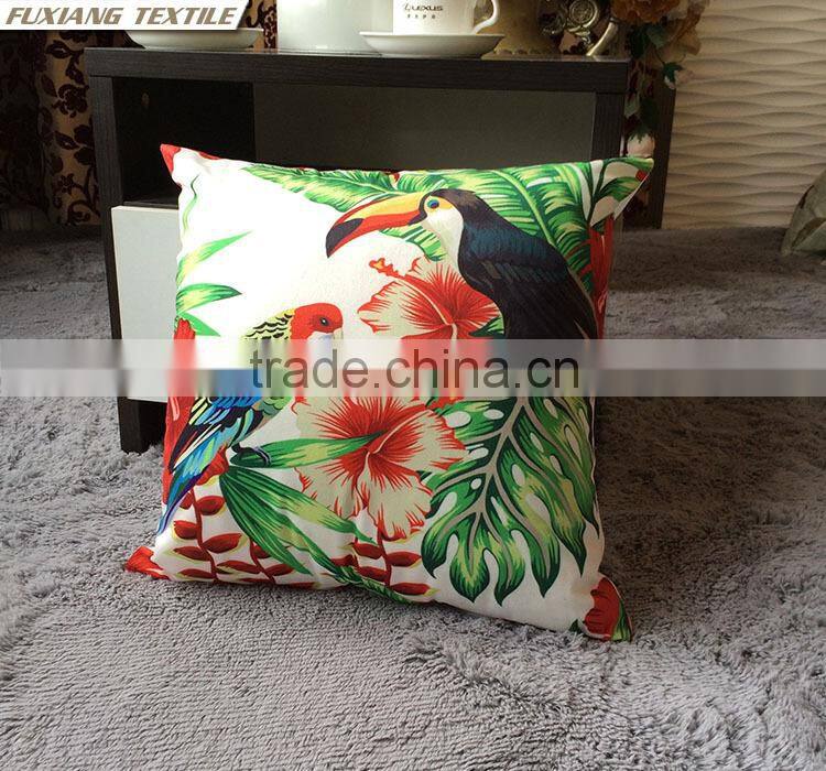 digital print green pillow