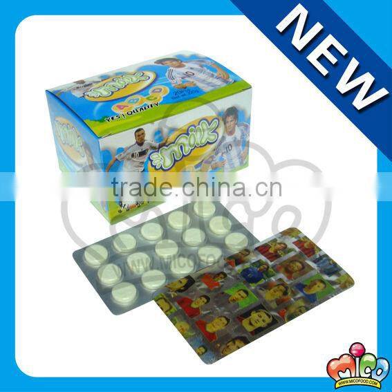 Football Star Milk Tablet Candy