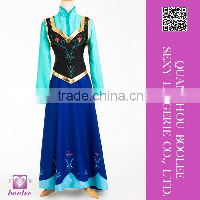 Hot Sales snow Queen Princess Adult Elsa Costume