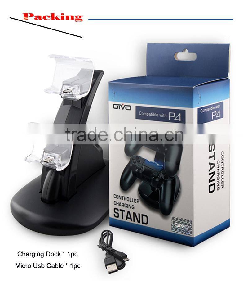 Wholesale Dual charger dock station stand for ps4 playstation game controller