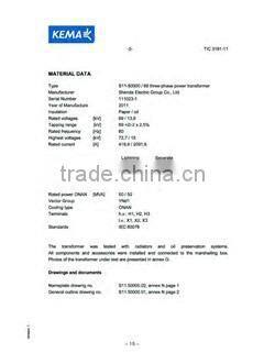 20kV 1250KVA SC(B) Type cast-resin Dry Transformer