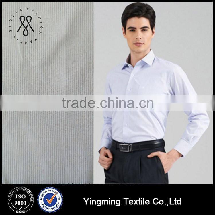 60C 40P Yarn dyed stripes CVC fabric for shirt