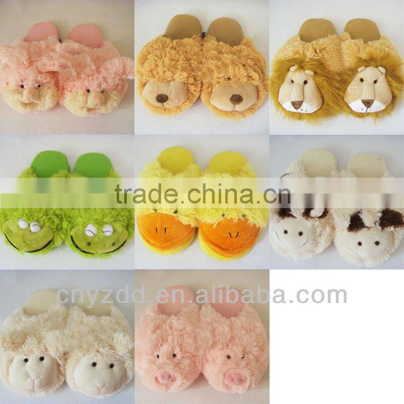 Animal Slippers/Animal Slippers for Adult/Plush Indoor Animal Slippers