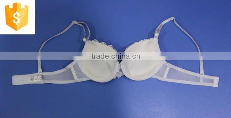 lastest arrival mesh decorated sex push-up bra ,adjustable comfortable bra