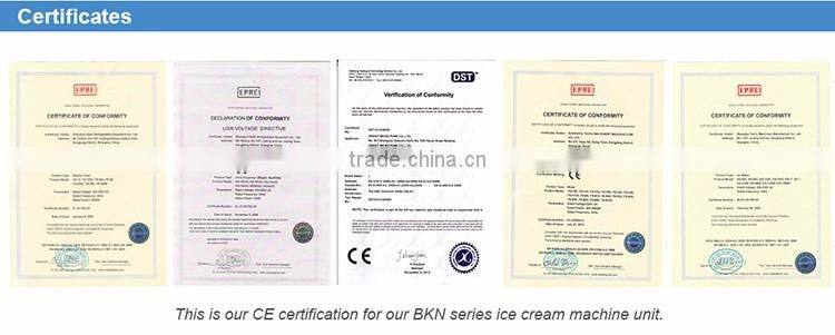 2016 new item european standard quality merry cream machine with CE approved with imported parts