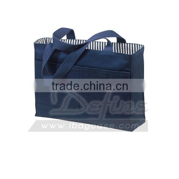 Direct Factory Double Pocket Canvas Tote Hot Sell In Amazon