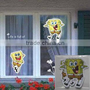 eco-friendly flower finger nail stickers