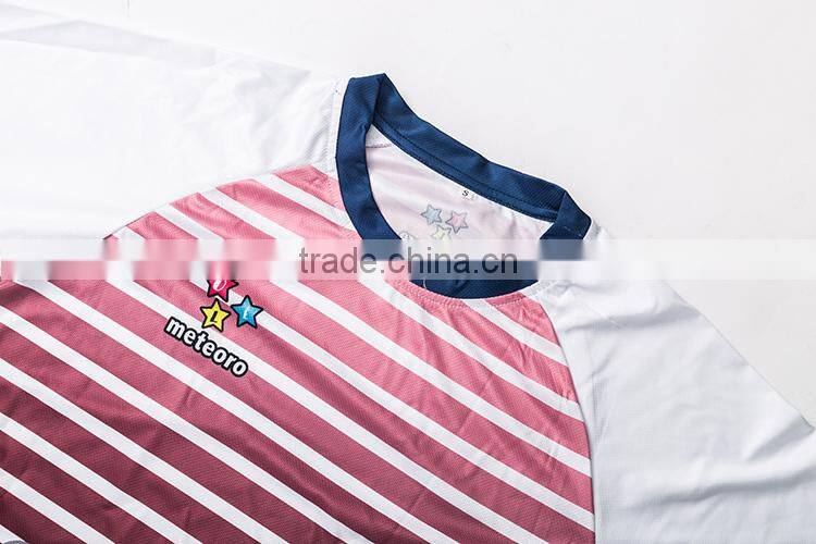 Oem free design logo acceptance sample custom soccer jersey in thailand