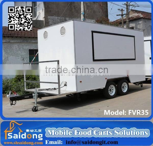Best quality food beverages mobile food trailer mobile food cart catering truck customized design