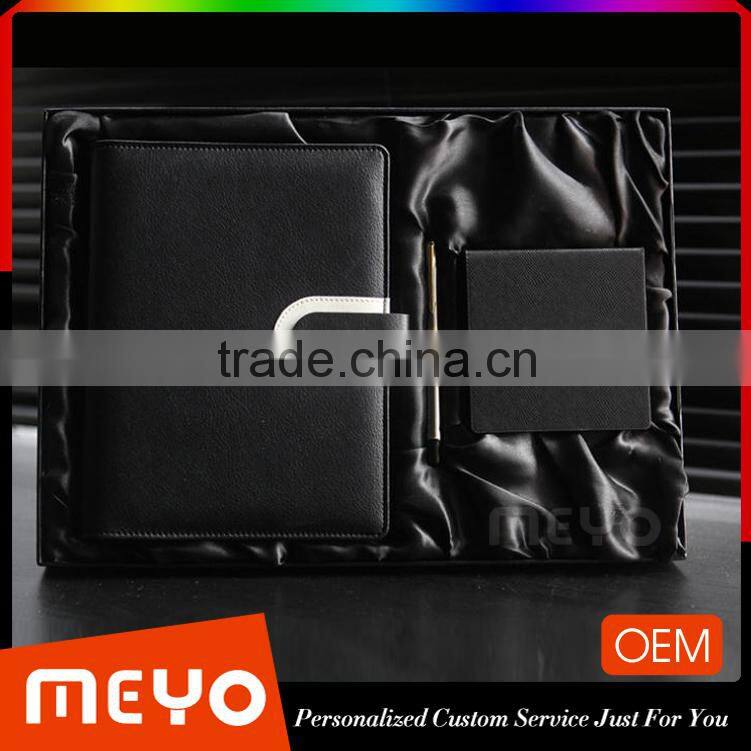 PU Leather Cover Loose Leaf Blank Notebook Diary Gift