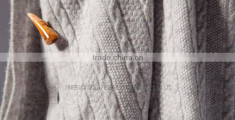 Knitted Pattern Poncho Himalayan Wool Poncho