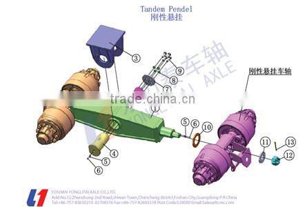 disc suspension insulator for Semi Trailer