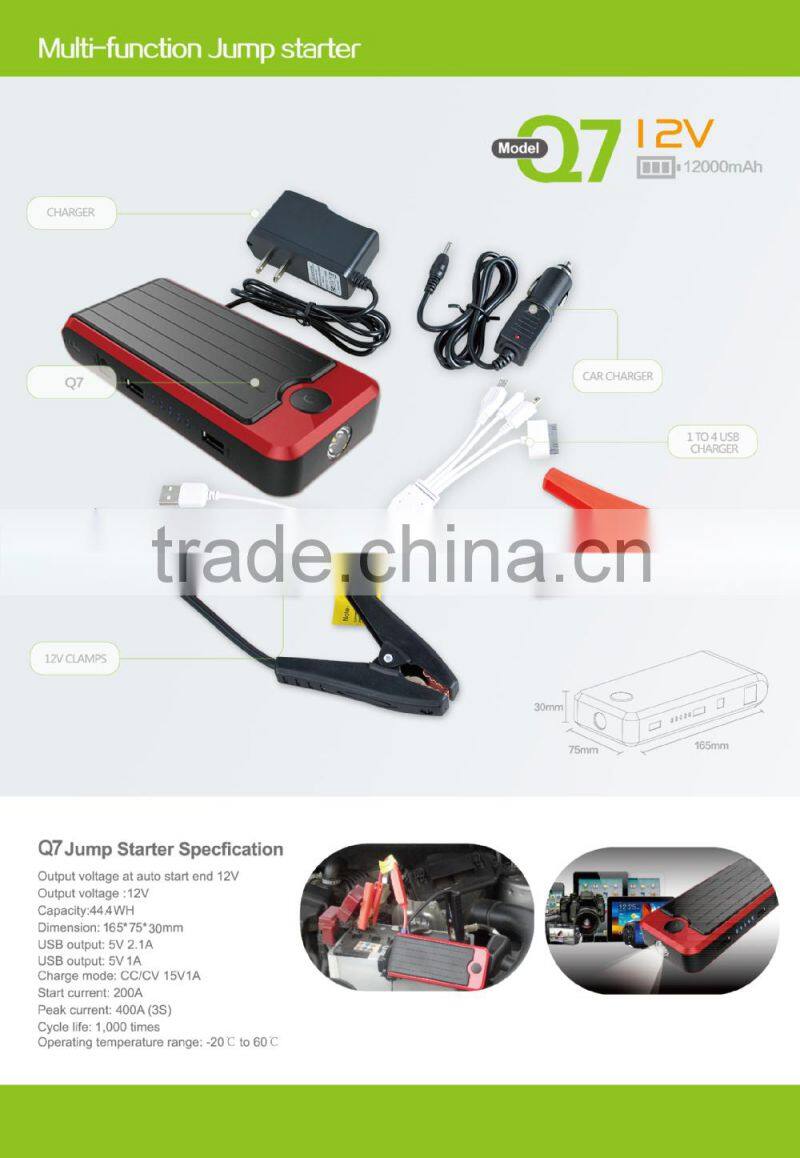 power bank car jump starter,portable car jump starter,compact jump starter