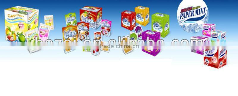 Compressed Paper Chew Mint Candy