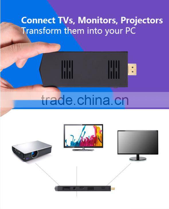 New Arrival Meegopad T02 PC Stick Windows8.1(dual os)OR UBUNTU update win10 Dimension 110mmX43mmX9.9mm Mini PC