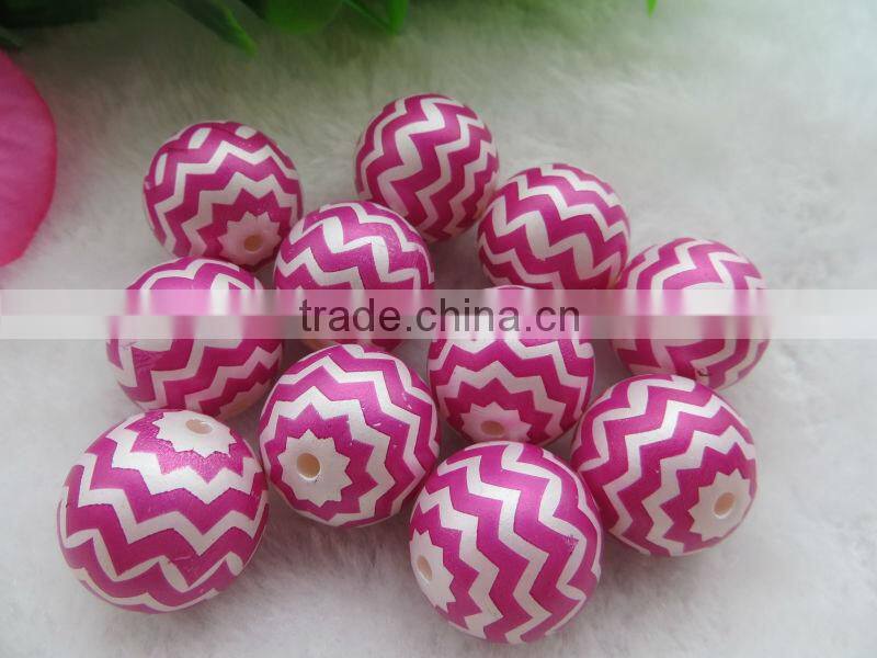 New 20MM Colorful Color Mix Acrylic Pearl Zig zag Chevron Beads for Fashion Kids Necklace Jewlery, Wholesales Price