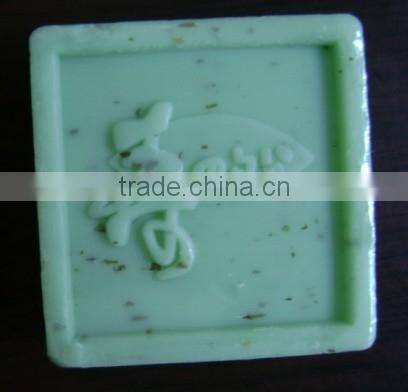 Green laundry bar soap with lemon perfume hotel soap