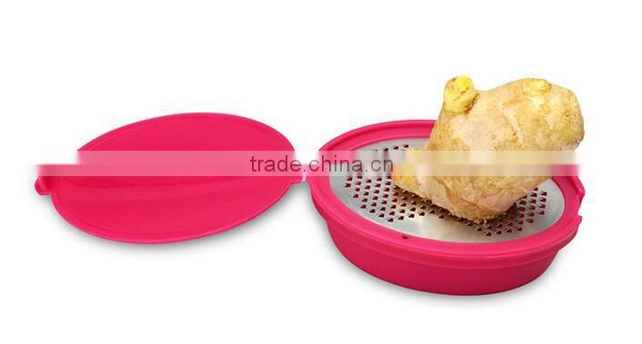 PP+S/S 9.5*6.5*2.5 Stainless steel ginger garter/chocolate cheese grater