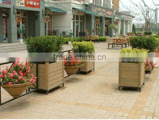 easy installation and non-fade wpc flower box